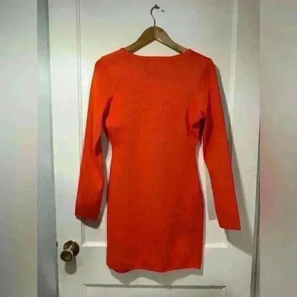 NWT Endless Rose Cutout Knit Mini Bodycon Dress - Picture 6 of 7